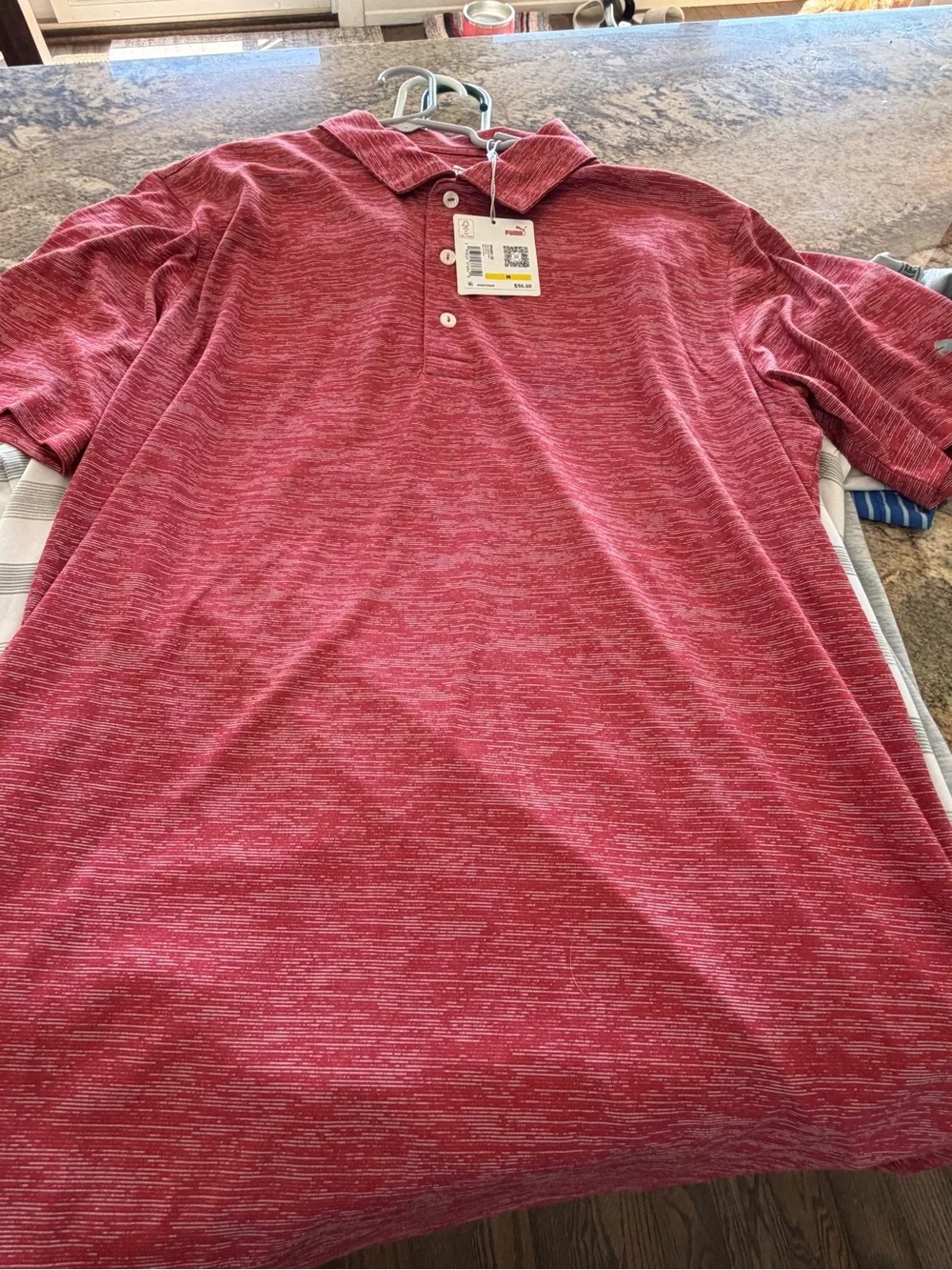 Bundle of 10 Men’s Medium Golf Polos.  Some new and others gently used branded